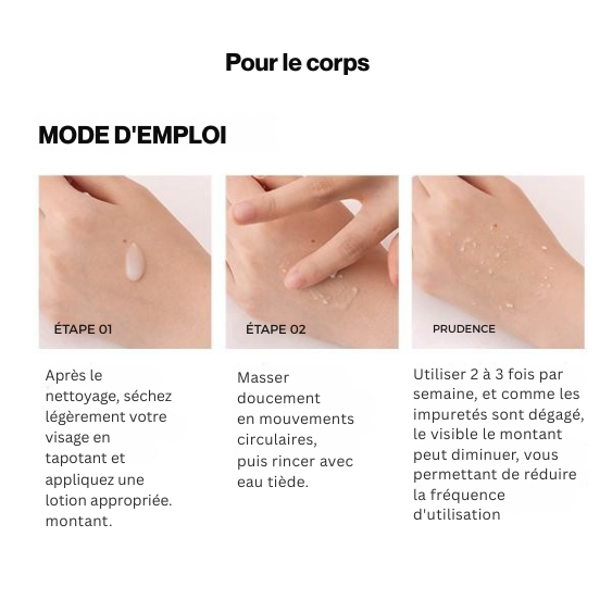 CocoSkin™ UIZ Care Pro - Serum Exfoliant 80ml Riz Blanc ou Noir (Offre Exclusive❤️)