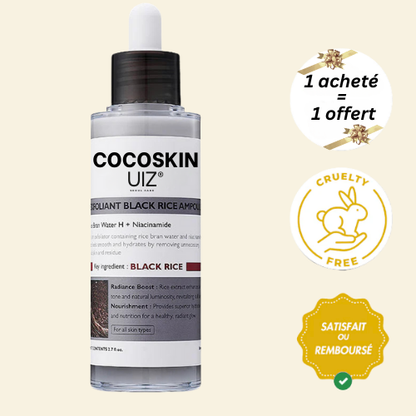 CocoSkin™  UIZ Care Pro - Serum Exfoliant 80ml Riz Blanc ou Noir (Offre Exclusive❤️)
