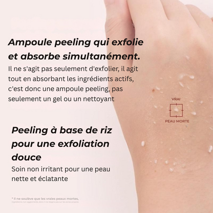 CocoSkin™  UIZ Care Pro - Serum Exfoliant 80ml Riz Blanc ou Noir (Offre Exclusive❤️)