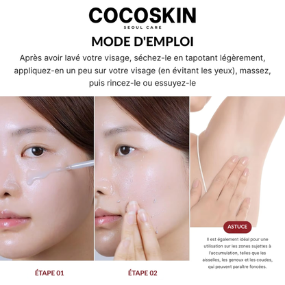 CocoSkin™  UIZ Care Pro - Serum Exfoliant 80ml Riz Blanc ou Noir (Offre Exclusive❤️)