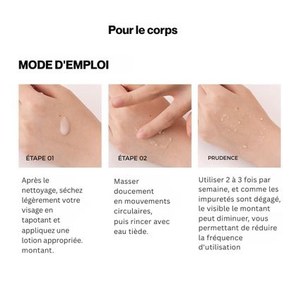 CocoSkin™  UIZ Care Pro - Serum Exfoliant 80ml Riz Blanc ou Noir (Offre Exclusive❤️)