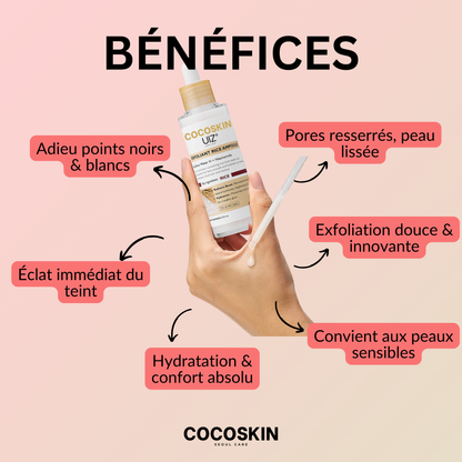 CocoSkin™  UIZ Care Pro - Serum Exfoliant 80ml Riz Blanc ou Noir (Offre Exclusive❤️)